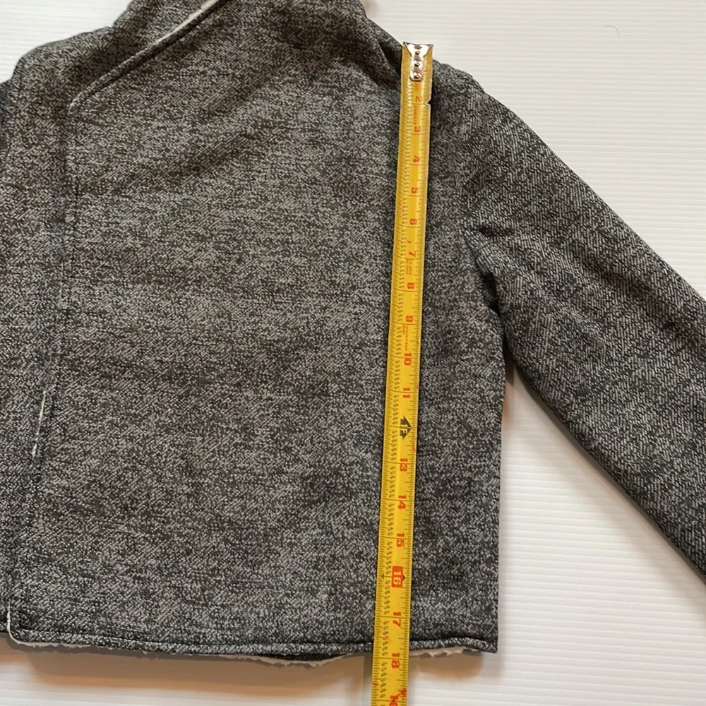 Me Jane Gray & off white Sherpa lined jacket.  Girls size 14